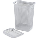 Cesta para Ropa Linum Rectangular Gris Capacidad 50L 11785