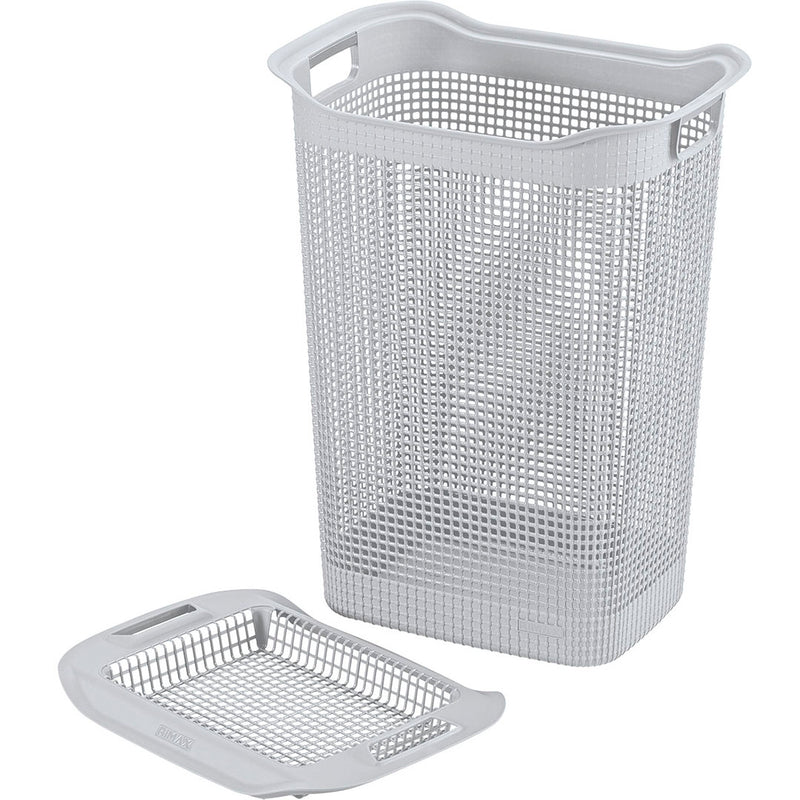 Cesta para Ropa Linum Rectangular Gris Capacidad 50L 11785