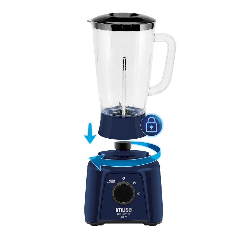 Licuadora IMUSA PowerMix Plus 2 Velocidades Azul