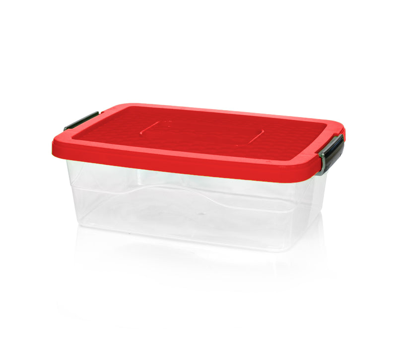 Caja Organizadora Sin Manija 3Lt Rojo