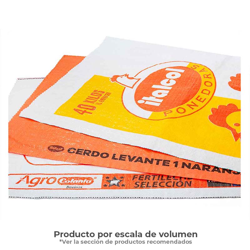 Saco Polipropileno 60x90 500u blanco Bulto x 500 UND 2517328