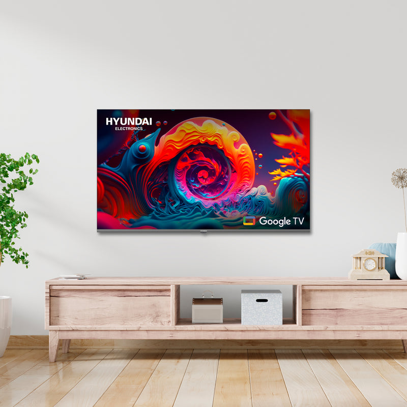 Televisor Smart 50" LED UHD 4K Google Negro HYLED5024G