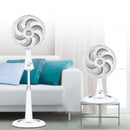 Ventilador SAMURAI Turbo Silence Compact 2en1 Blanco VE7711I0