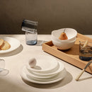 Plato Postre Cristar Saturno 19 cm Blanco 5349EN4PDQ