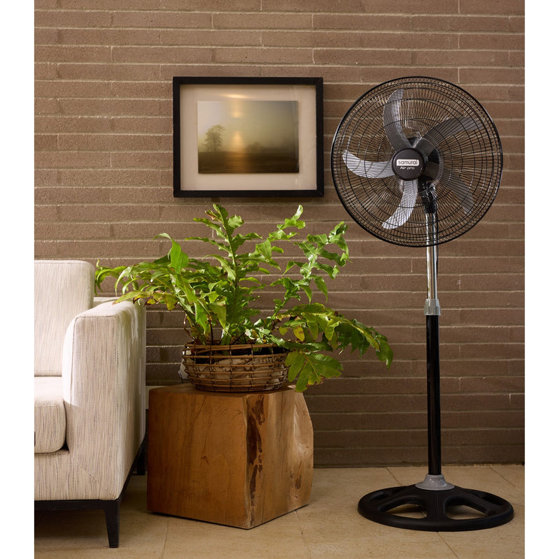 Ventilador Air Pro Pedestal Color Negro