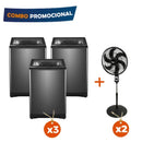 Combo 3 Lavadoras 16-18-20 Kg + 2 Ventiladores Lynx 18 COMBOLAVADO1