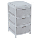 Gavetero Fique 3 Gavetas Gris Hielo 12545