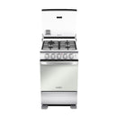 Estufa de Piso 4 Puestos 19" 110V Inox con Tapa de Vidrio TX1G-7CON