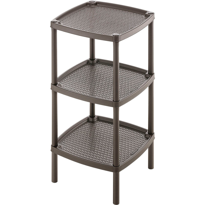 Mesa Multiusos Cuadrada 3 Niveles Shia Mocca 10773