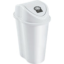 Papelera Tapa Vaivén 25 Litros Blanco 12193