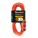 Extensión de 5 Metros para Exterior Naranja 3x14 Titanium x 3 Salidas x 1 Unidad EME02