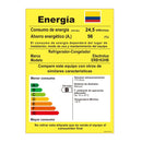 Nevera Eurofrio Congelador Inferior 173Litros Negro ERB163HB