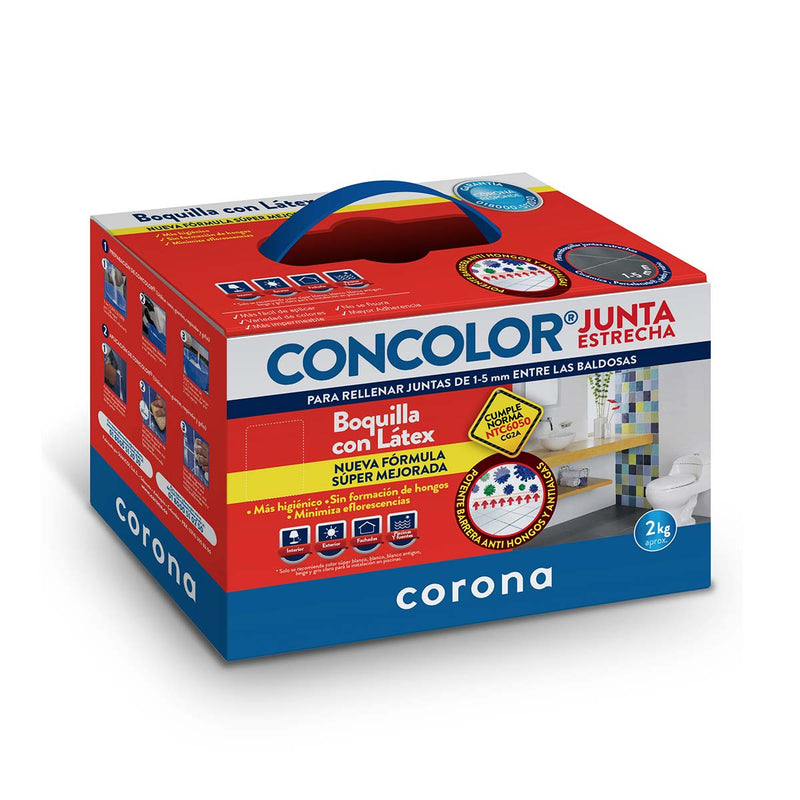 Concolor Junta Estrecha Tabaco Clar0 X2Kg