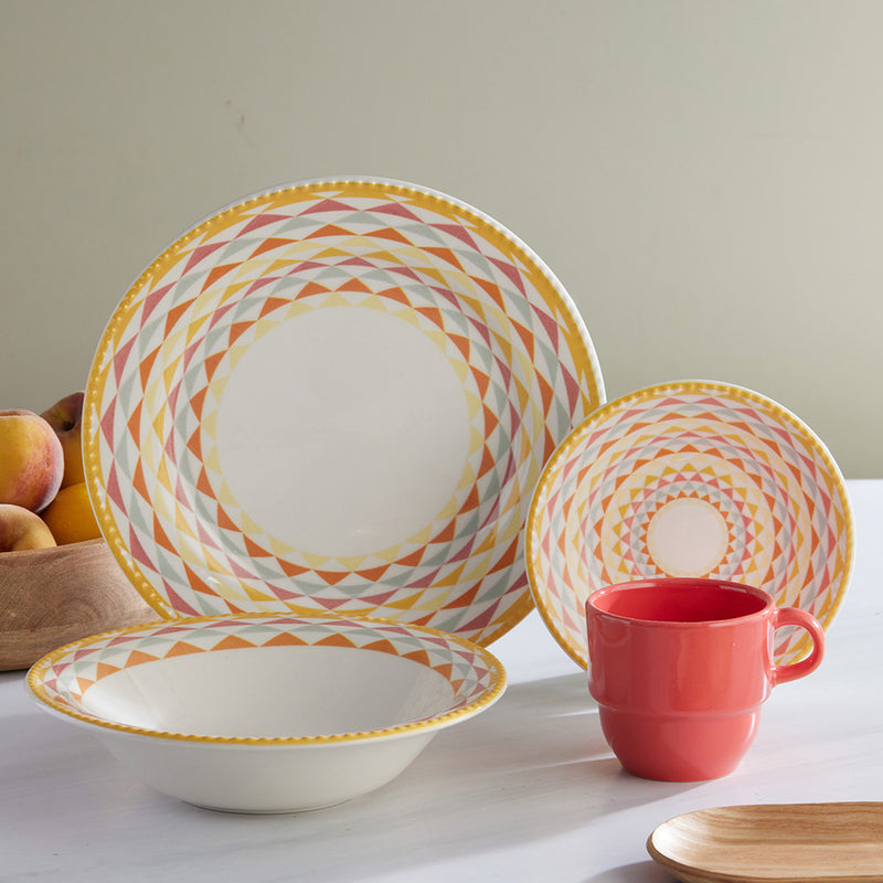 Vajilla Serafina 4 Puestos 16 Piezas Multicolor VL151J040116