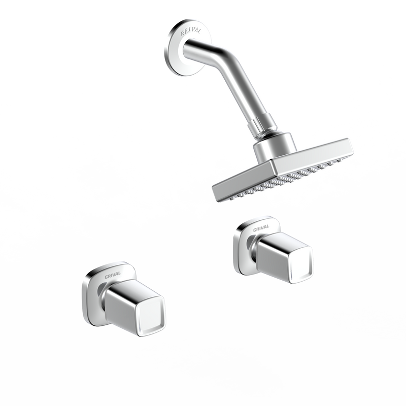 Ducha Solida 8P Cristal Cromo Paquete X 4 Unidades SD4003331