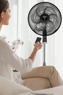 Ventilador Silence Force Control Remoto Pedestal Negro VE7758I0