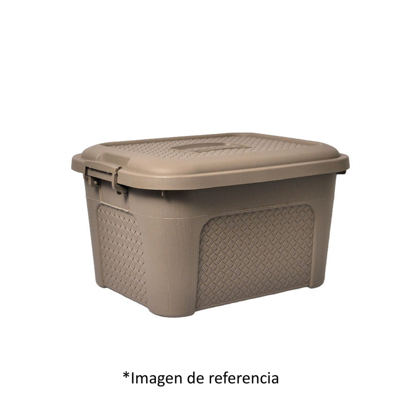 Caja Multiusos Rattan de 10 Litros Nude 01678NUDE