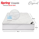 Colchon Cuspide de 140x190 33Cm + Almohada 30205780