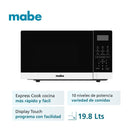 Horno Microondas Mabe 0.7 Pies Cúbicos Negro 120V con Display LED HMM07BBW