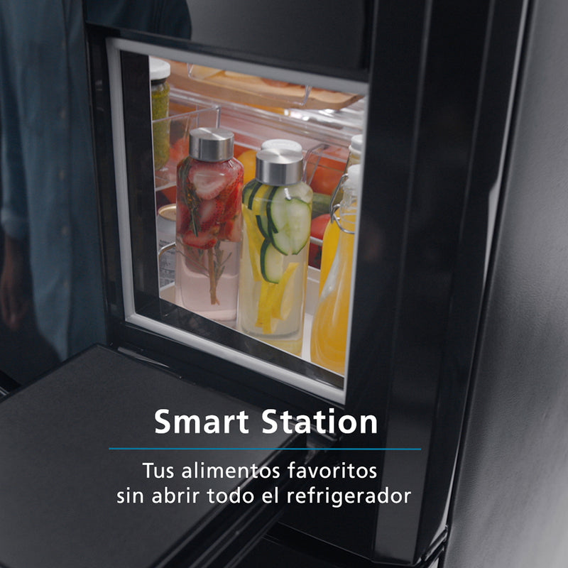 Nevera Bottom Freezer de 542 Litros Color Black Steel RMB520IWBQP1