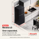 Nevera LG No Frost 243L Negro Mate Multi Air Flow VT24BPM-AEPCCLM
