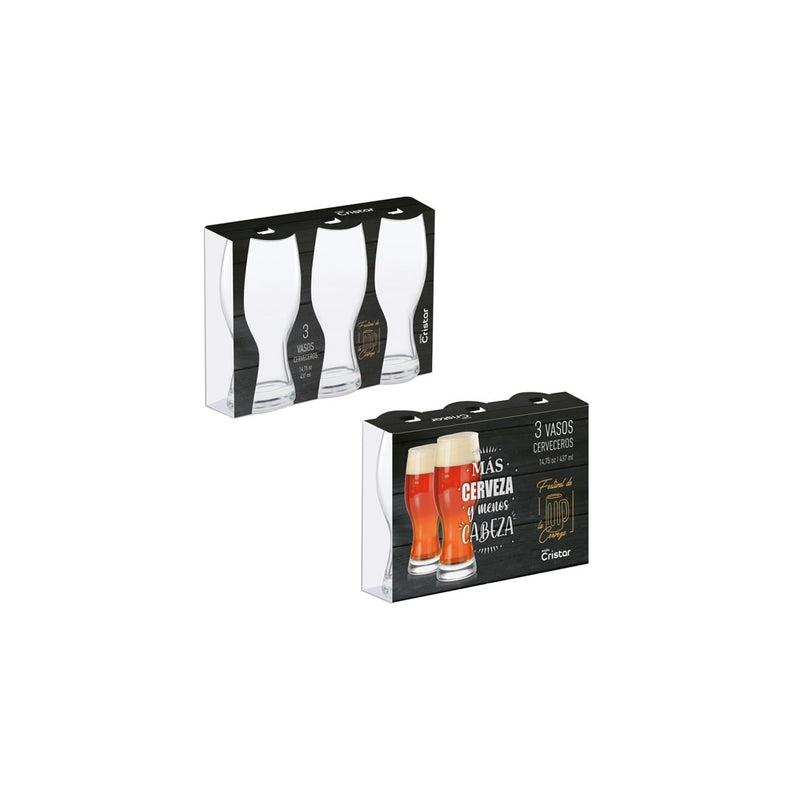 0753CL3PDQ    Vaso Cervecero Munich 14oz 12 Canastillas x 3 Unidades