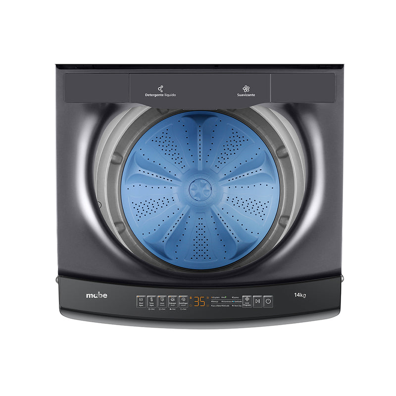 Lavadora Auto Mabe de 14 Kg Diamond Grey LMA4120WDGAB0