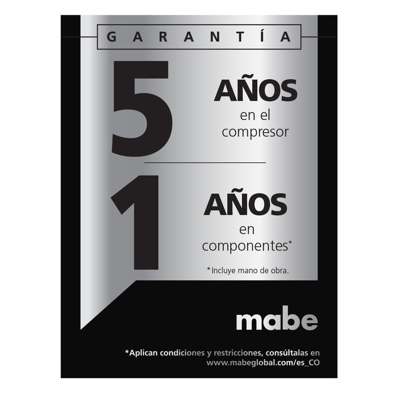 Aire Portátil Mabe 12000BTU de 115 V Blanco