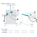 Lavadora Automática Mabe Agitador de 19 Kg Blanco LMA79114VBAB0