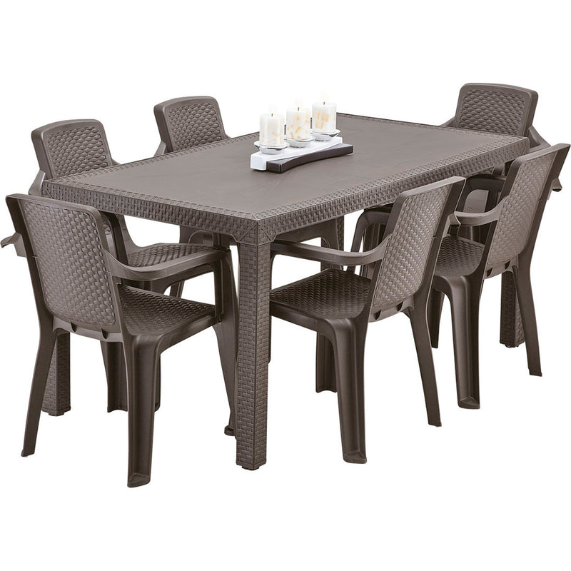Mesa Eterna Familiar Wengue 8815