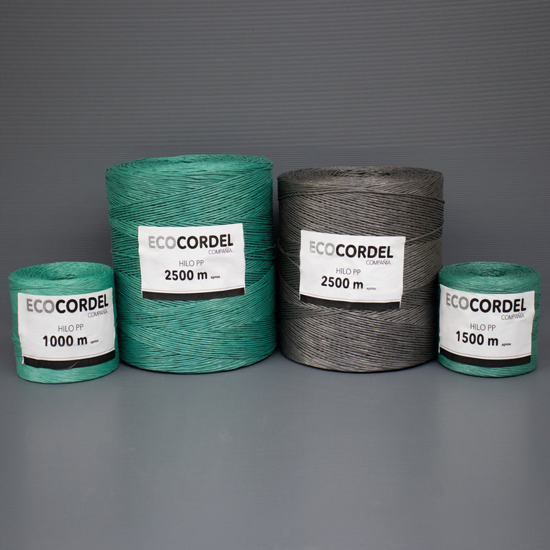 2104065VERDE   Hilo Polipropileno Ecocordel 3000 x kg Verde Bulto x 24und
