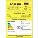 Aire Acondicionado Inverter Mabe 12000 BTU 110V Blanco MMI12CABWCC32DC1