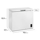 Congelador Horizontal Electrolux 245LT Blanco Inverter EFH25S3C5AW