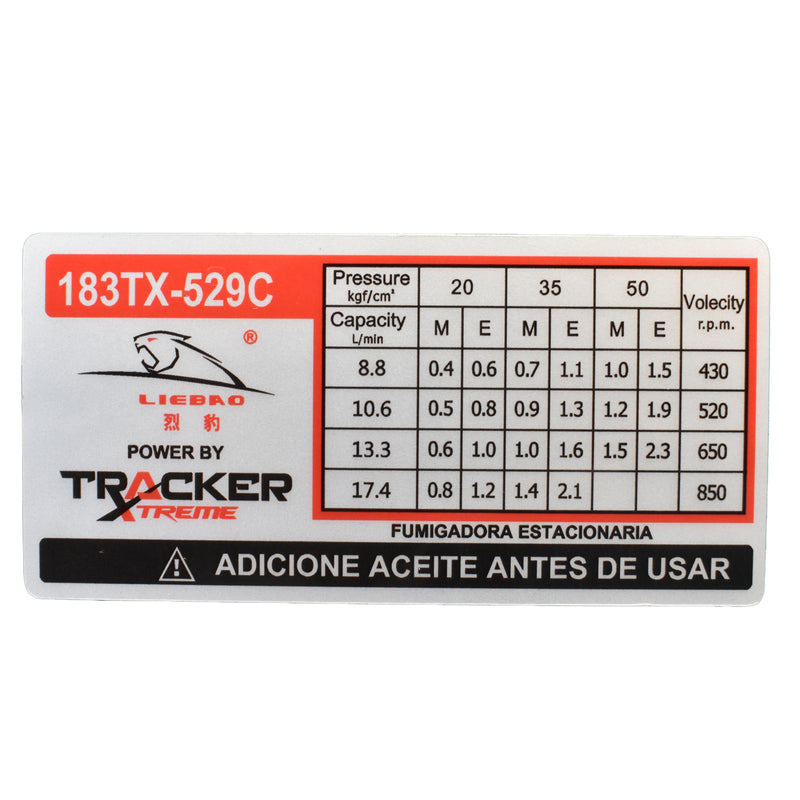 Cabezote de Fumigación de 18 Litros Azul TX-529C