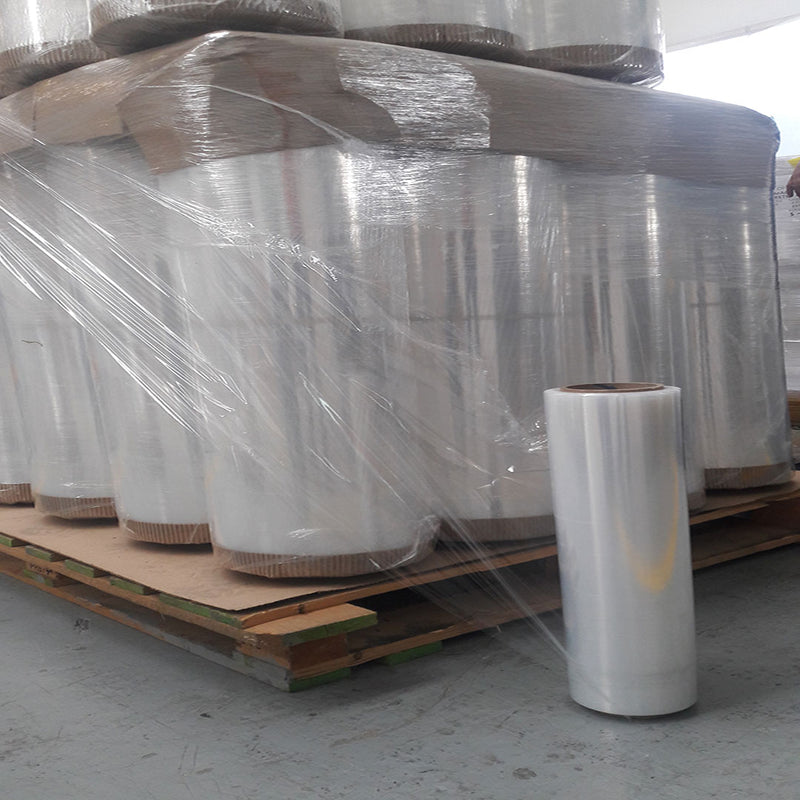 Plástico stretch uso manual 45cm ancho x 450mts largo calibre 15 04515450