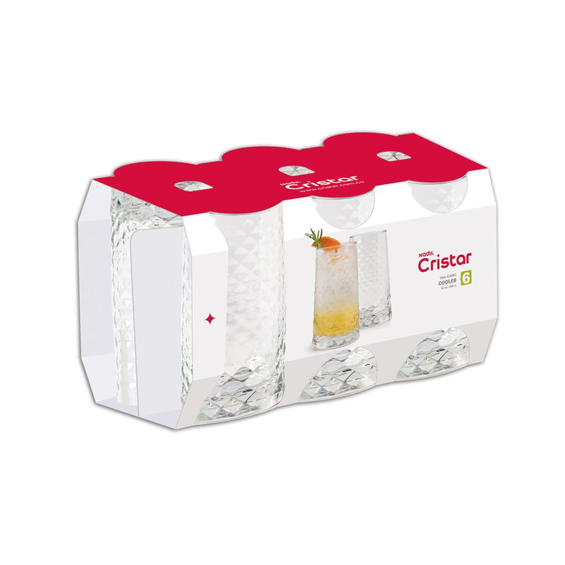 Vaso Cairo Bebidas 15.5oz 8 Canastas x 6 Unidades 0922CL6