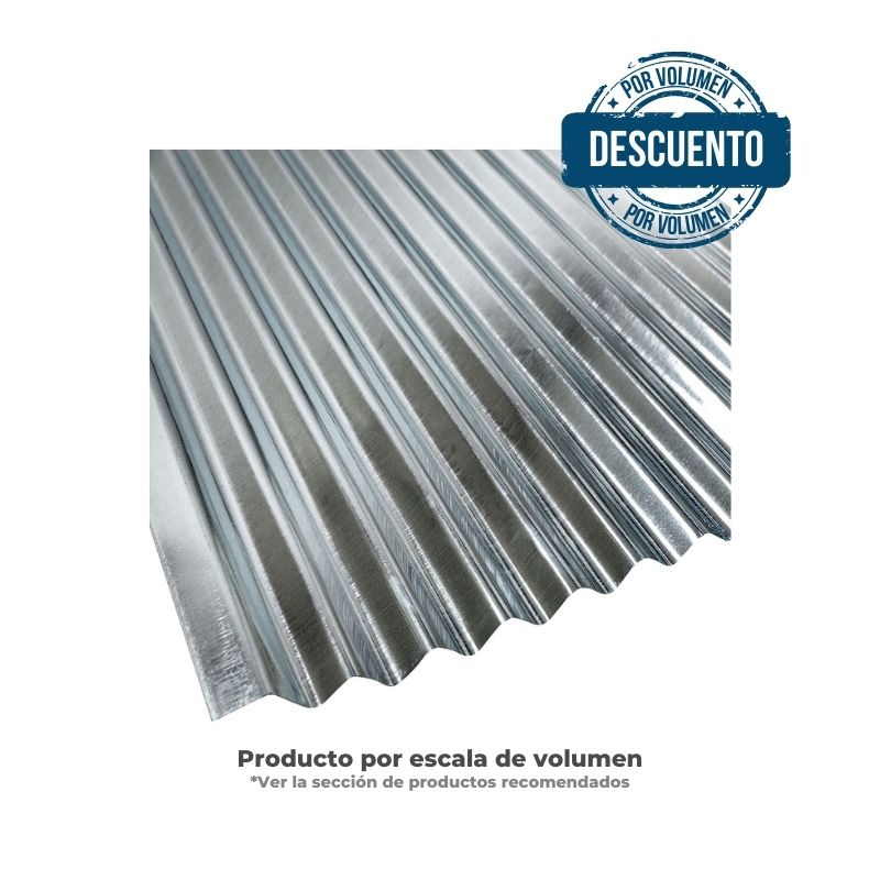 -314409-511135    Teja zinc ondulada 0.20mm Calibre 34 0.80x2.134 -7"