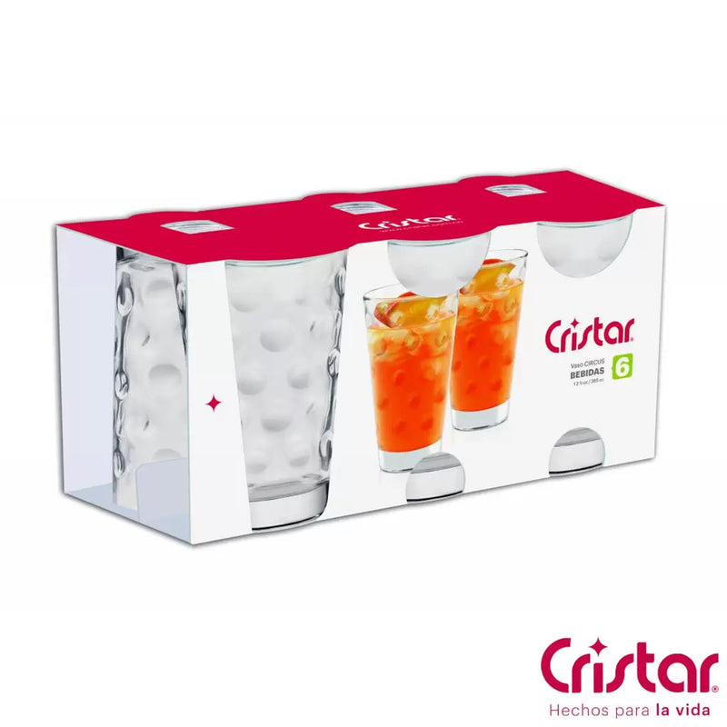 Vaso Circus Bebidas (8 Canastilla x 6 Unidades) 0619CL