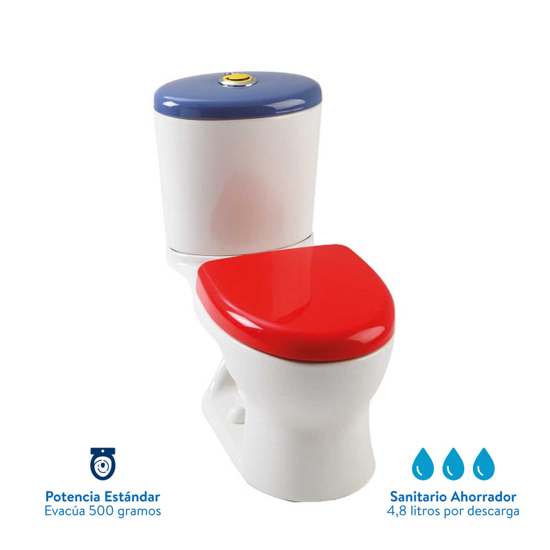 Sanitario Kiddy Ecoflush Bicolor 501112171