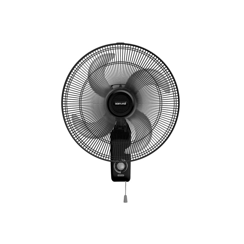 Ventilador Samurai Turbo Metallic Pared Negro