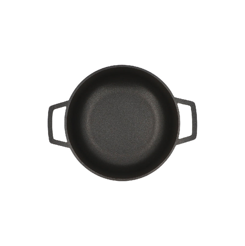 Caldero Antiadherente 24cm IMUSA Tapa de Vidrio 8043400