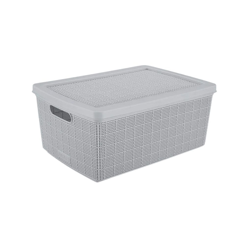 Canasta Fique 13.5L Gris Hielo 12575