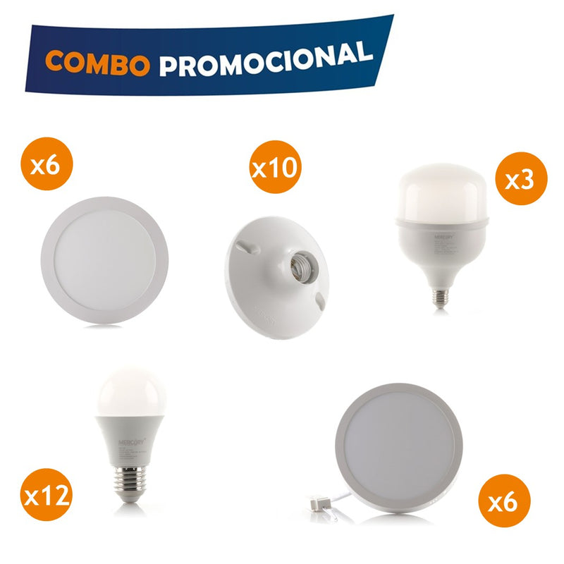 Combo Iluminación Mercury COMBOILUMINAC