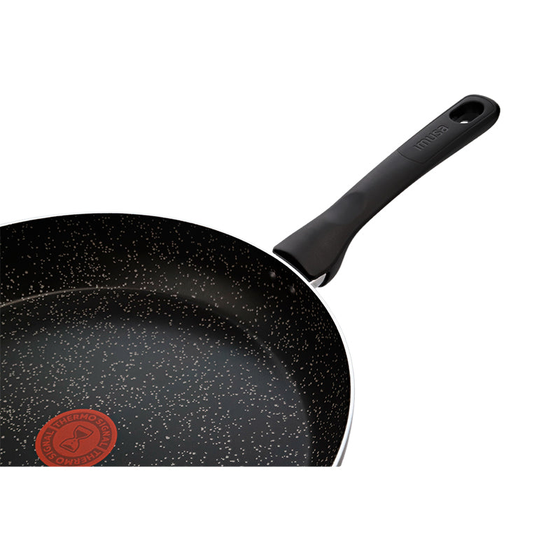 Sartén DE 30Cm Tapa de Vidrio Anti Adherente Force 298500