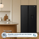 Nevecón No Frost 480L Inverter Black Steel MSL480LMLPS0