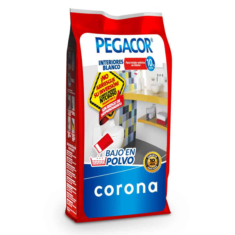 Pegacor blanco interiores Bulto x 10Kg