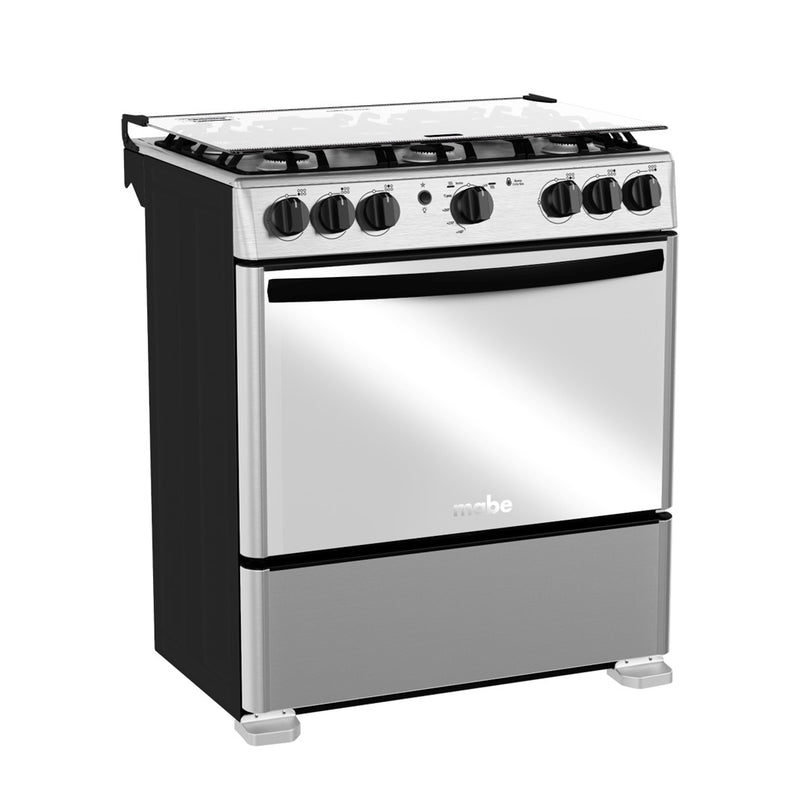 Estufa de Piso 6 Puestos 29" 110V Inox Grill EMC30KXX-6