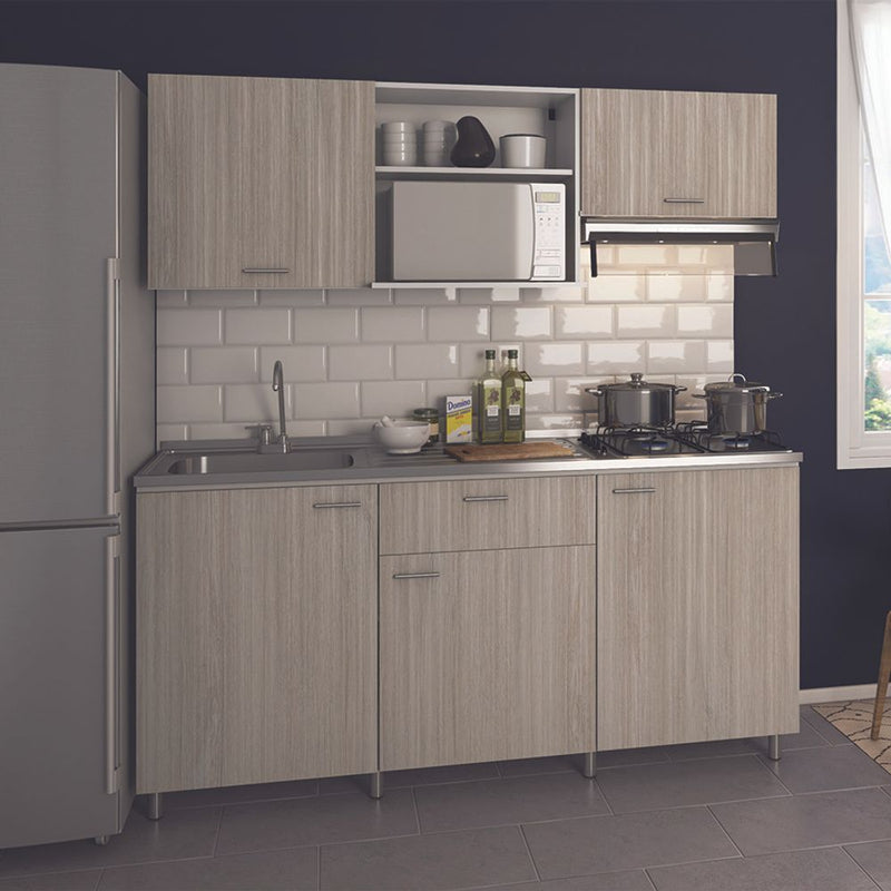 1.80m Cocina Montana /Pozuelo Derecho/Chantillí/4 Puestos/Fluens 223762-229649