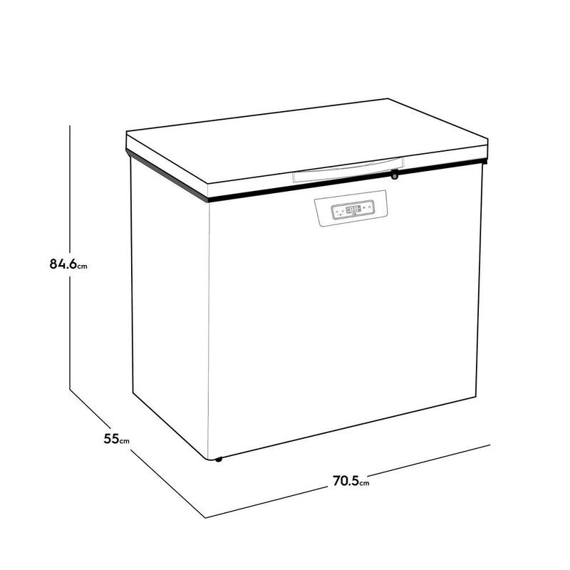 Congelador Horizontal 150Lt Dual Blanco EFCC15C3HQW