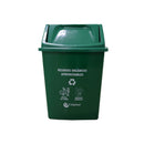 Papelera Vaiven de 22LT Color Verde con Etiqueta 331